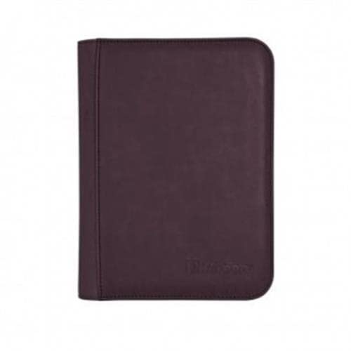 Suede Collection Zippered 4-Pocket Premium PRO-Binder - Amethyst