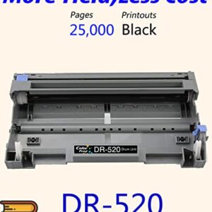 1-Pack ColorPrint Compatible DR520 Drum Unit Replacement for Brother DR-520 Imaging DR 520 fit for TN550 TN580 Toner HL-5250DN HL 5340D 5250DN 5370DW MFC-8890DW MFC 8860DN 8480DN 8680DN 8890DW Printer