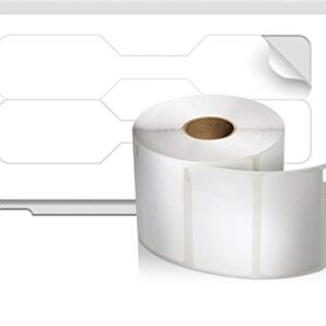 DYMO LW 2-Up Price Tag Labels for LabelWriter Label Printers, White, 3/8'' x 3/4'', 1 roll of 1,500 (30299)