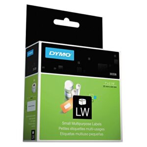 dymo labelwriter multipurpose labels 1 x 2 1/8 white 500 labels/roll dym30336