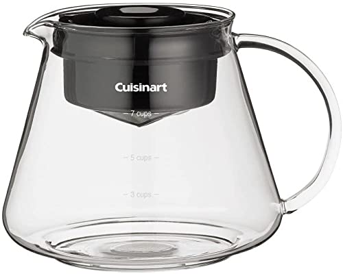 Cuisinart DCB-10P1 Automatic Cold Brew Coffeemaker with 7-Cup Glass Carafe, Black/Stainless