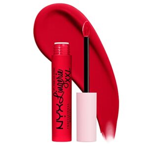 nyx professional makeup lip lingerie xxl matte liquid lipstick – untamable (brick red)