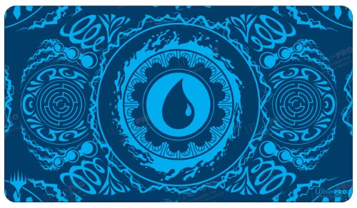 Ultra PRO - Magic: The Gathering - Mana 7 Playmat Island - Great for Card Games and Battles Against Friends and Enemies, Perfect for at Home Use As a Mousepad for PC