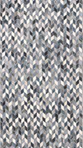 Loloi II Maddox Collection MAD-08 Ocean/Grey, Contemporary 7'-6" x 9'-6" Area Rug