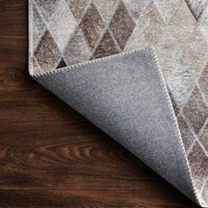 Loloi II Maddox Collection MAD-04 Sand/Taupe, Contemporary 5'-0" x 7'-6" Area Rug