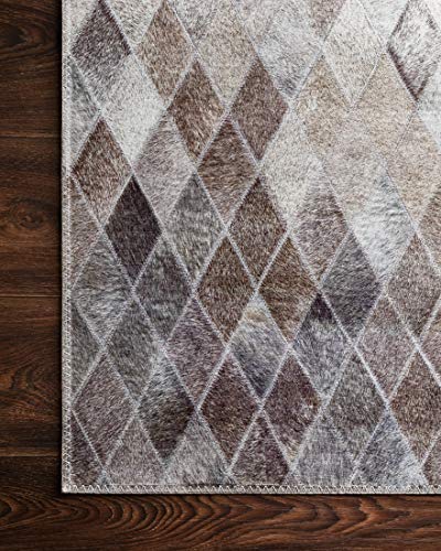 Loloi II Maddox Collection MAD-04 Sand/Taupe, Contemporary 5'-0" x 7'-6" Area Rug