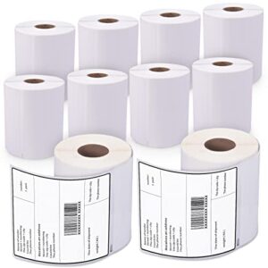 1744907 labels mycartridge 4x6 direct thermal shipping labels compatible with dymo 4xl labelwriter zebra desktop printer (10 rolls, 2200 labels)