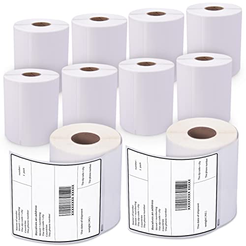 1744907 Labels myCartridge 4X6 Direct Thermal Shipping Labels Compatible with DYMO 4XL LabelWriter Zebra Desktop Printer (10 Rolls, 2200 Labels)