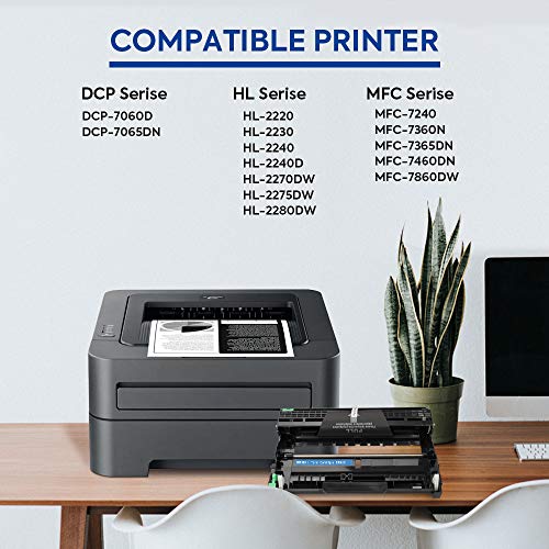 INK E-SALE Compatible Drum Unit Replacement for DR-420 DR420 use for HL-2240 HL-2240D Brother HL-2270DW HL-2280DW Brother MFC-7360N MFC-7860DW DCP-7060D DCP-7065DN IntelliFax-2840 2940 Printer