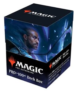 ultra pro – magic: the gathering the brothers war 100+ card deck box card protector – ft. teferi, temporal pilgrim, protect & store gaming cards, collectible cards, trading cards, great for mtg cards