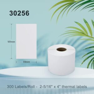 LEMERO 8 Pack Compatible with DYMO 30256 Large Postage Shipping Labels 2-5/16 inch x 4 inch (59mm x 101mm) - for DYMO Labelwriter 450 Turbo, 450 Duo, 450, 4XL and More