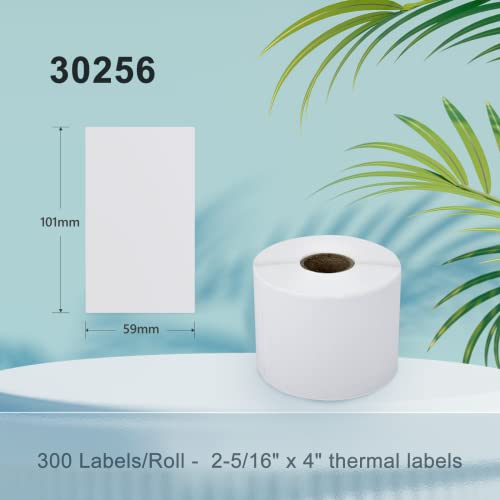 LEMERO 8 Pack Compatible with DYMO 30256 Large Postage Shipping Labels 2-5/16 inch x 4 inch (59mm x 101mm) - for DYMO Labelwriter 450 Turbo, 450 Duo, 450, 4XL and More