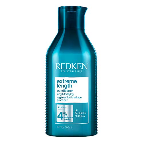 Redken Extreme Length Conditioner | For Hair Growth | Fortifies, Strengthens & Conditions Hair | Infused With Biotin | 10.1 Fl Oz (Pack of 1)