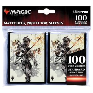 ultra pro magic: the gathering – kamigawa neon dynasty 100ct card sleeves featuring satoru umezawa – protect your cards with chromafusion technology and always be ready for battle