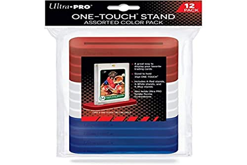 Ultra Pro ONE-Touch Stand for 35 pt. Cards Assorted Color 12 Pack - Show Off Your Top, Favorite, Or Most Valuable Card in Style to All Your Friends and Family