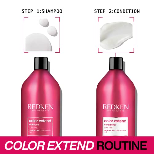 Redken Color Extend Shampoo | For Color-Treated Hair | Cleanses Hair Leaving It Manageable & Shiny