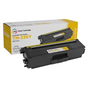 ld products compatible toner cartridge replacement for brother tn336y high yield (yellow)