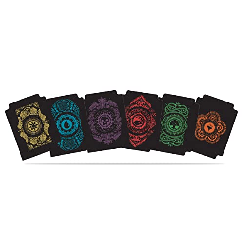 Ultra PRO - Magic: The Gathering Mana 7 Divider Pack - Keep Your Battle Deck Box Organized and Quickly Accessible During Battle Against Friends and Enemies, Dividers Feature Stylized Mana Symbols