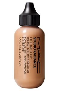 m.a.c studio radiance faceand body radiant sheer foundation n3, 1.7 ounce