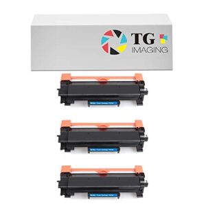 3-pack tg imaging compatible tn760 toner replacement for brother tn-760 tn 760 dcp-l2550dw hl-l2350dw hl-l2370dw hl-l2370dw xl hl-l2390dw hl-l2395dw toner printer