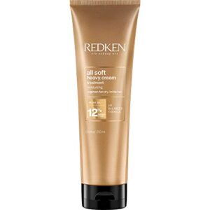 redken all soft heavy cream treatment mask | deep conditioner for dry hair | deep conditioning hair treatment for smooth hair | 8.5 fl oz