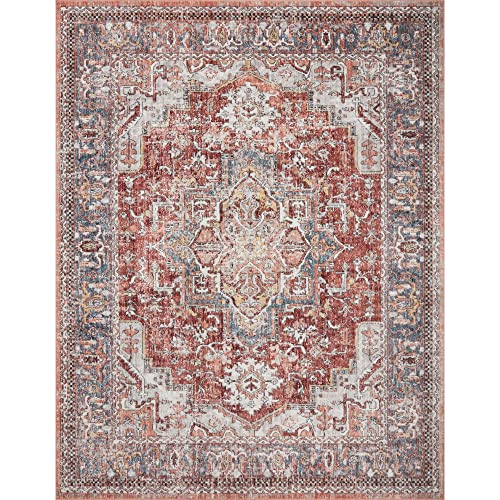 Loloi II Cassandra Collection CSN-01 Rust/Multi, Traditional 2'-6" x 4'-0" Accent Rug