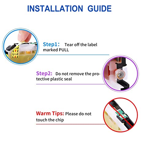 Jalada Compatible Ink Cartridge Replacement for Brother LC103 LC103XL LC101 LC101XL Compatible for Brother MFC J870DW J450DW J470DW J650DW J4410DW J4510DW J4710DW J6720DW Printer (20 Packs)