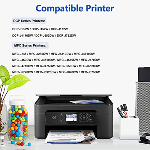 Jalada Compatible Ink Cartridge Replacement for Brother LC103 LC103XL LC101 LC101XL Compatible for Brother MFC J870DW J450DW J470DW J650DW J4410DW J4510DW J4710DW J6720DW Printer (20 Packs)