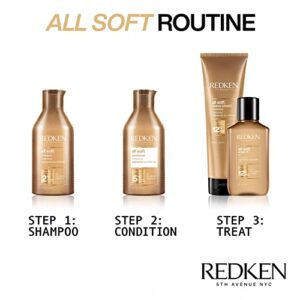 Redken All Soft Argan-6 Oil | For Dry Hair | Deeply Conditions Hair, Adds Softness & Shine | With Argan Oil | 3.8 fl. Oz (Pack of 1)