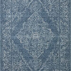 Loloi II Vance Collection Denim / Dove 9'-6" x 13'-1" Area Rug