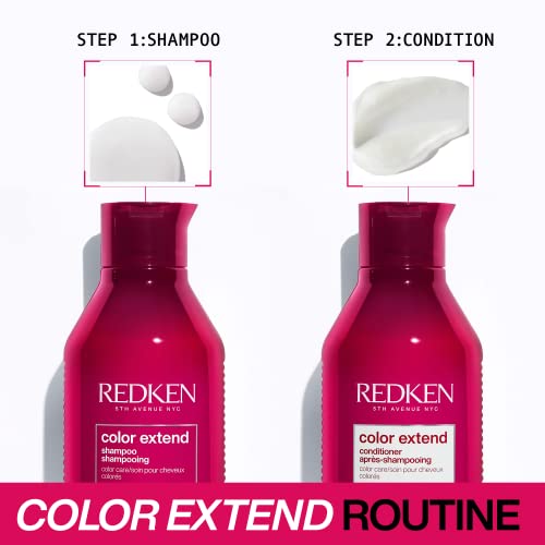 Redken Color Extend Conditioner | For Color-Treated Hair | Detangles & Smooths Hair While Protecting Color From Fading | 10.1 Fl Oz (Pack of 1)