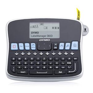 dymo s0879490 label manager 360d handheld label maker qwerty keyboard, black
