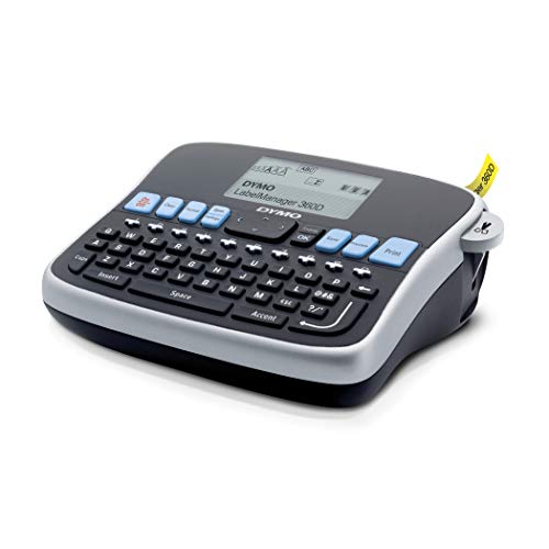 Dymo S0879490 Label Manager 360D Handheld Label Maker QWERTY Keyboard, Black