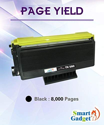 Smart Gadget Compatible TN580 Toner Cartridge Brother TN-580 TN-650 TN650 | Use with HL-5240 HL-5270DN MFC-8370 MFC-8660DN DCP-8060 DCP-8080DN Printers | 1_Pack