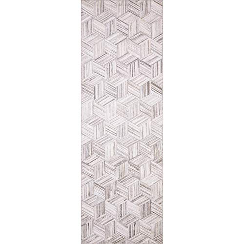 Loloi II Maddox Collection MAD-07 LT Grey/Ivory, Contemporary 7'-6" x 9'-6" Area Rug