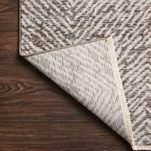 Loloi II Vance Collection VAN-10 Taupe / Dove, Traditional 9'-6" x 13'-1" Area Rug