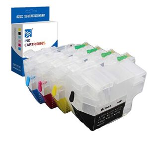 up empty refillable ink cartridge replacement for brother lc3017 lc3019 xxl,work with brother mfc-j6930dw mfc-j6530dw mfc-j5330dw mfc-j6730dw printer