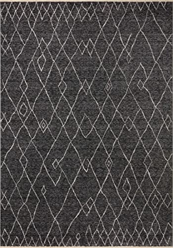Loloi II Vance Collection VAN-11 Charcoal / Dove, Traditional 11'-6" x 15'-7" Area Rug