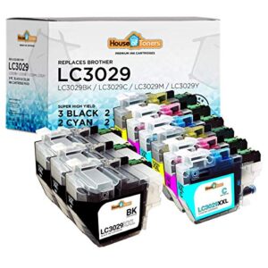 houseoftoners compatible ink cartridge replacement for brother lc3029 xxl lc 3029 for mfc-j5830dw mfc-j5930dw mfc-j6535dw mfc-j6935dw (3b/2c/2m/2y, 9pk)