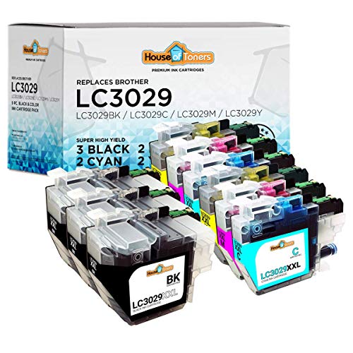 Houseoftoners Compatible Ink Cartridge Replacement for Brother LC3029 XXL LC 3029 for MFC-J5830DW MFC-J5930DW MFC-J6535DW MFC-J6935DW (3B/2C/2M/2Y, 9PK)