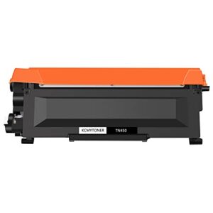 KCMYTONER 10 Pack Compatible Toner Cartridge Replacement for Brother TN450 TN-450 TN420 High Yield Black to use with MFC-7860dw MFC-7360n HL-2280dw HL-2270dw HL-2240 DCP-7065dn Intellifax 2840 Printer