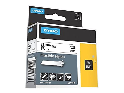 Dymo 1" Flexible Nylon Rhino Label Tape