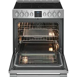 Frigidaire Professional Series PCFE3078AF 30 Inch Freestanding Electric Range with 5 Elements, 5.4 Cu. Ft. Oven Capacity, Storage Drawer, Air Fry, True Convection