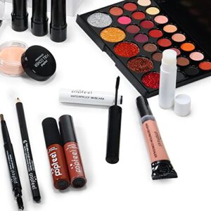 28 Pieces Makeup Kit for Women Full Kit, TooAemiS Professional Makeup Kit for Teens or Adult, All in One Makeup Sets Include Eyeshadow Palette Lipstick Concealer Foundation Mascara Loose Powder Etc