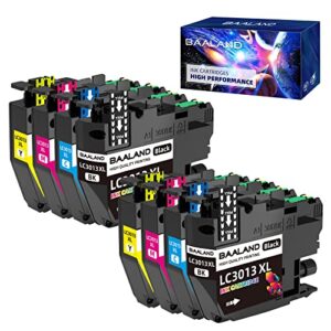 lc3013 ink cartridges compatible for brother lc3013 lc-3013 lc3013bk lc3011 ink high yield work with mfc-j491dw mfc-j895dw mfc-j690dw mfc-j497dw printer (2bk/2c/2m/2y)