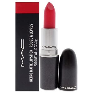 mac cosmetics/retro matte lipstick relentlessly red .1 oz (3 ml)