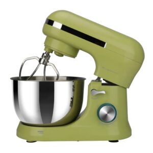 FRIGIDAIRE ESTM020-BUTTERFLY Retro Electric Stand Mixer, 4.75 Quart / 4.5L, 8 Speeds with Whisk, Dough Hook, Flat Beater Attachments, Splash Guard (Butterfly)