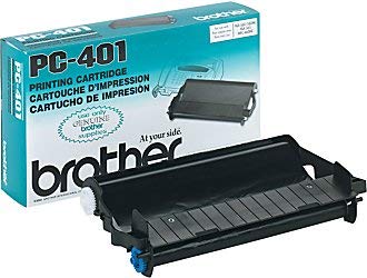 Original Brother PC-401 (PC401) 150 Yield Black Ribbon - Retail