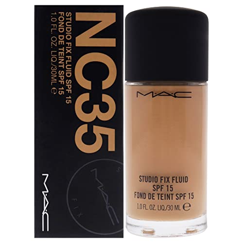 MAC Studio Fix Fluid SPF 15 - NC35 Foundation Women 1 oz