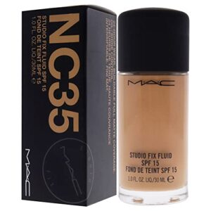 MAC Studio Fix Fluid SPF 15 - NC35 Foundation Women 1 oz